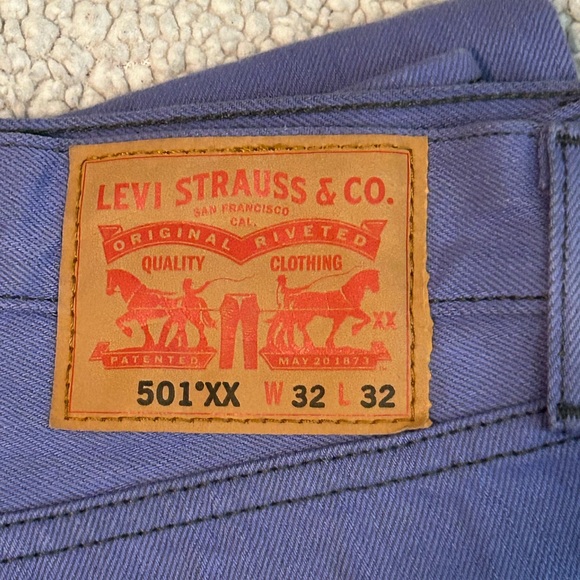 501 XX Purple Levi’s - Picture 2 of 8